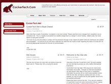 Tablet Screenshot of cockertech.net